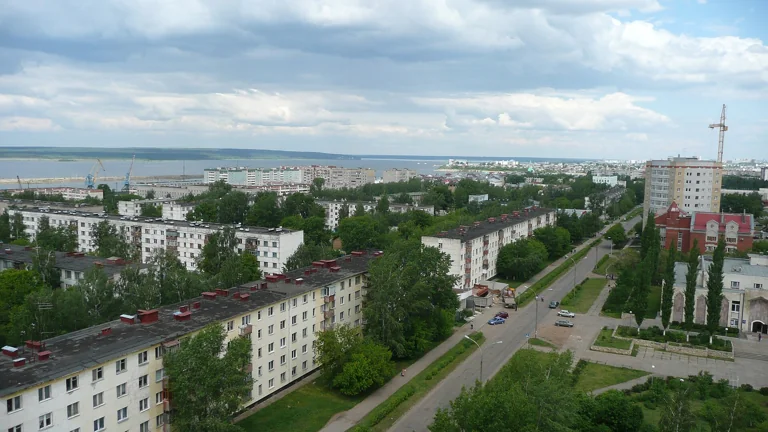 Вид города со стороны гостиницы «Татарстан»